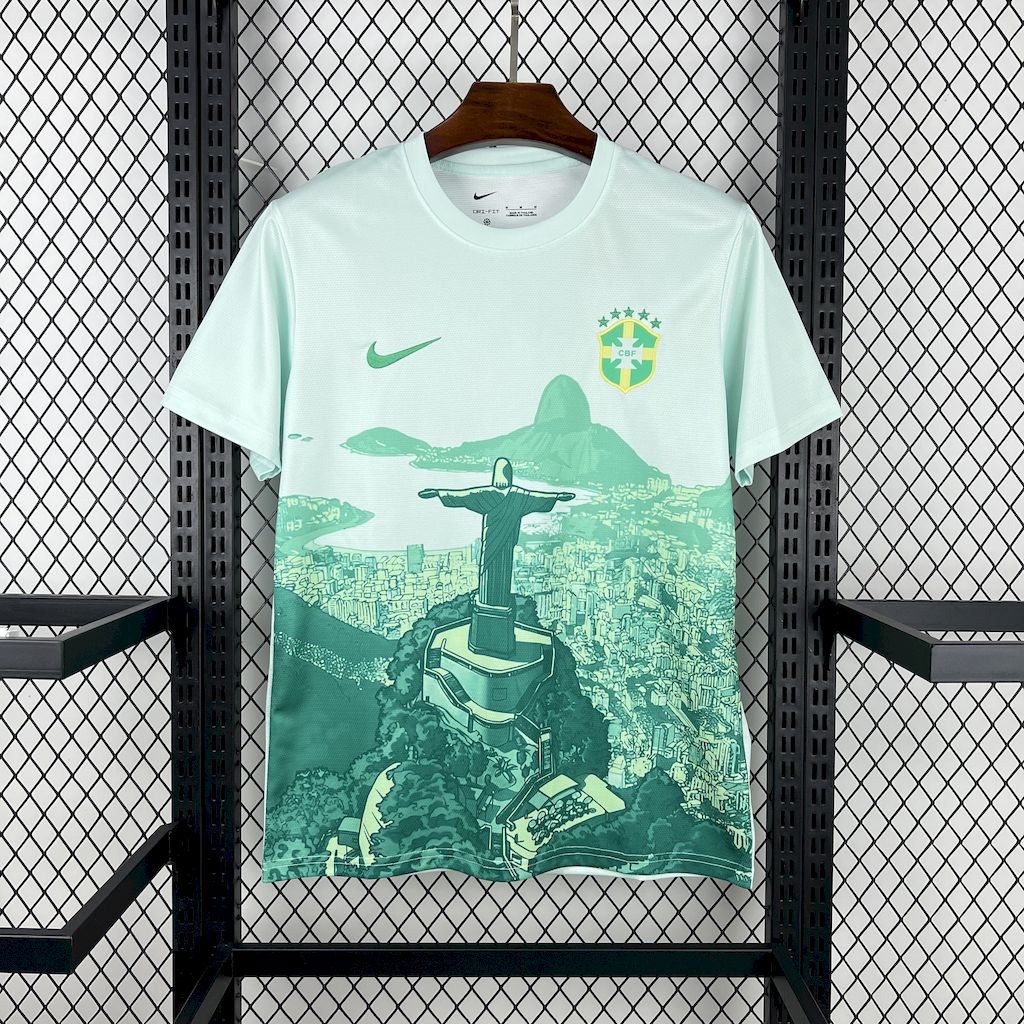 Brésil maillot Concept 2025 Christ Vert
