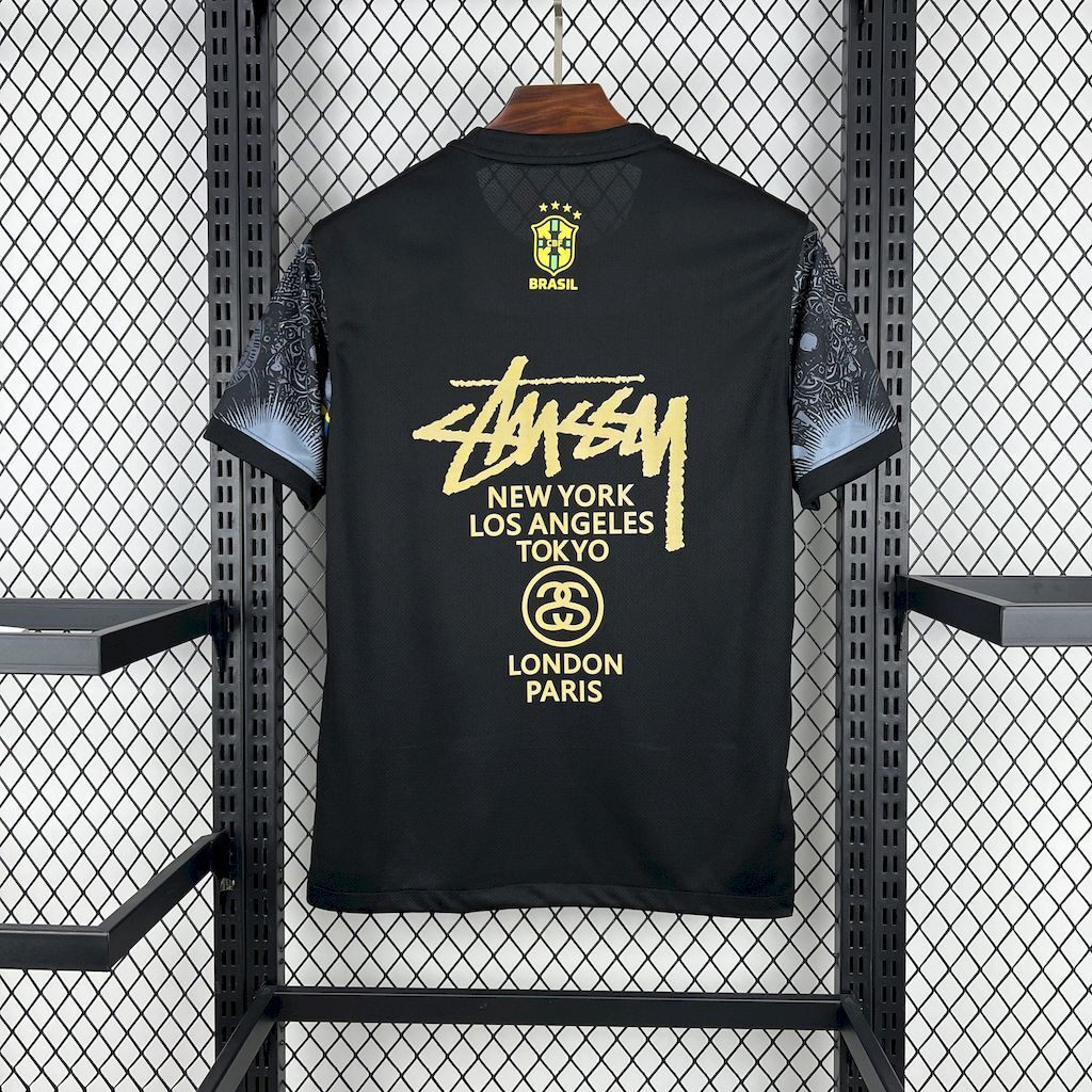 Brésil maillot Concept 2025 Christ x Stussy