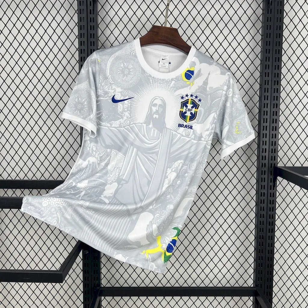 Brésil maillot Concept 2025 Christ Blanc