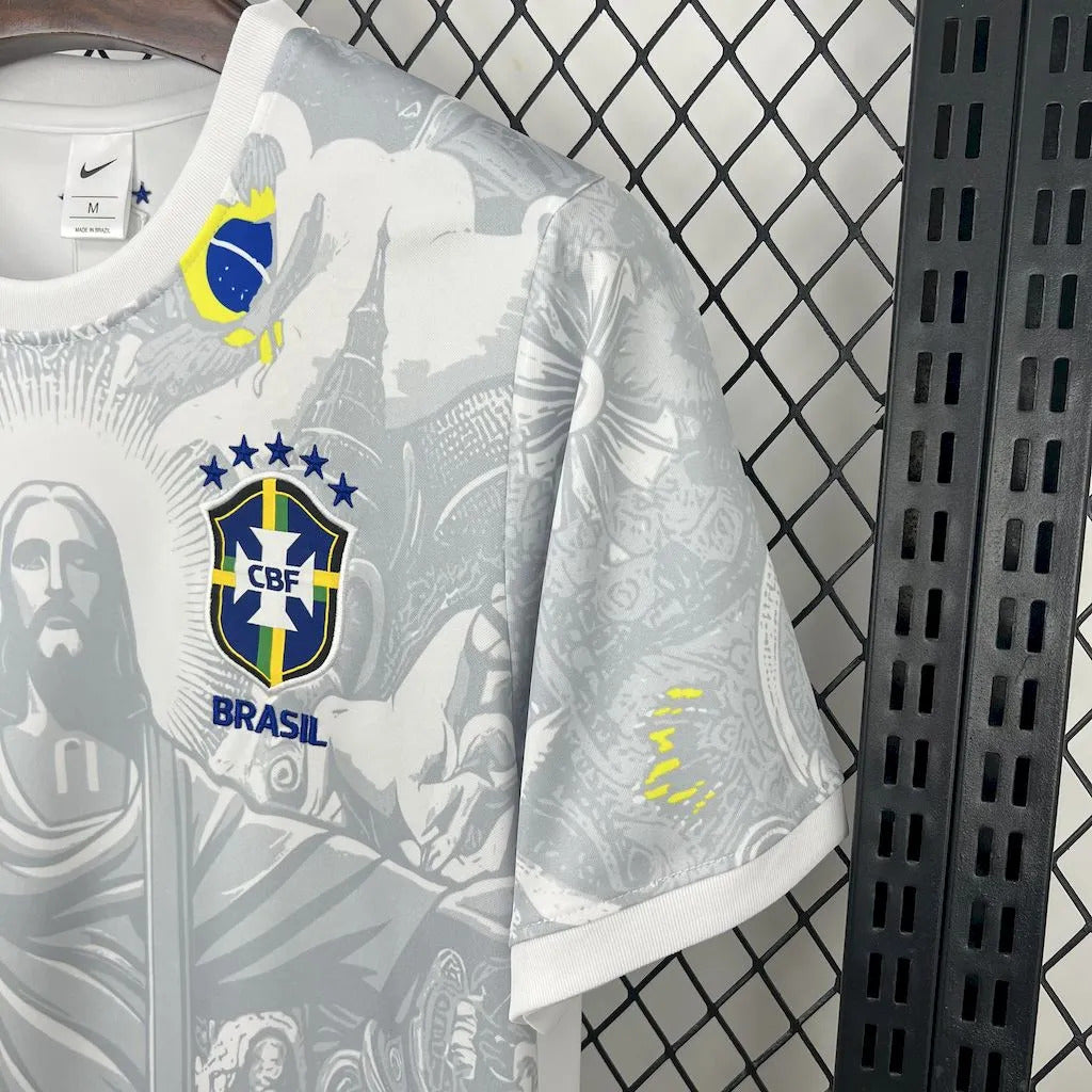 Brésil maillot Concept 2025 Christ Blanc